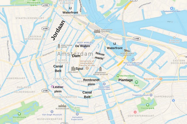 amsterdam bölgeleri